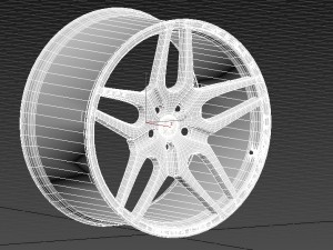 kahn design monza rim 3D मॉडल
