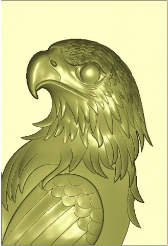 eagle relief model 3D Model .c4d .max .obj .3ds .fbx .stl .blend 
