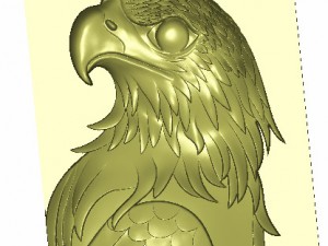 eagle relief model Modelo 3D