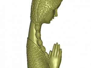 girl prayer model 3D Model