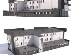 shopping center Modèle 3D