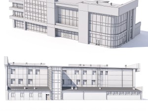 shopping center Modèle 3D