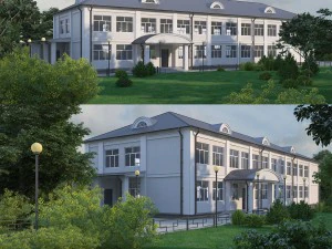 municipal building 3D Model