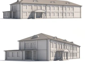 municipal building 3D Model