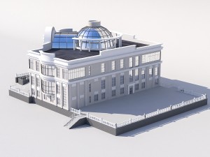 the building of the marriage in the city Modelo 3D