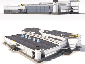shopping center Modelo 3D