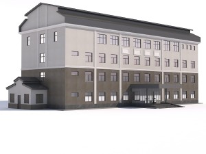 administrative building 3Dモデル