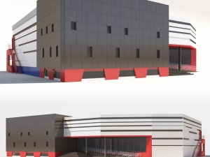shopping center 3D Модель