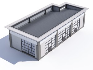 a typical stall 3D Модель
