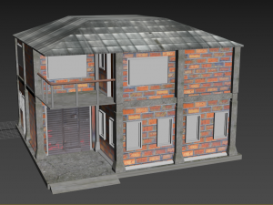 house for playing on the phone 3D Model