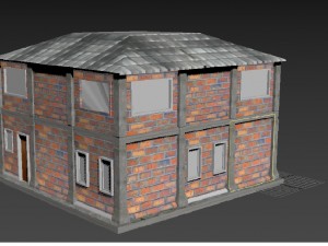 house for playing on the phone 3D 模型