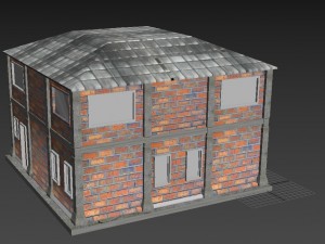 house for playing on the phone 3D 模型