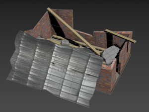 ruined house 3D Model