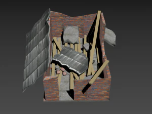 ruined house 3D Model