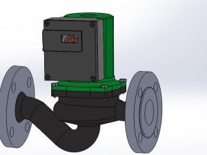 centrifugal circulating pump Model 3D