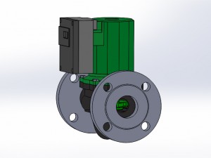 centrifugal circulating pump Model 3D