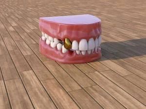 dentiera pirata Modello 3D
