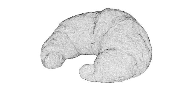croissant Modello 3D .c4d .max .obj .3ds .fbx .stl .blend 
