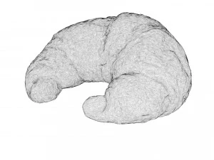 クロワッサン 3Dモデル