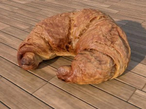 croissant 3D Model