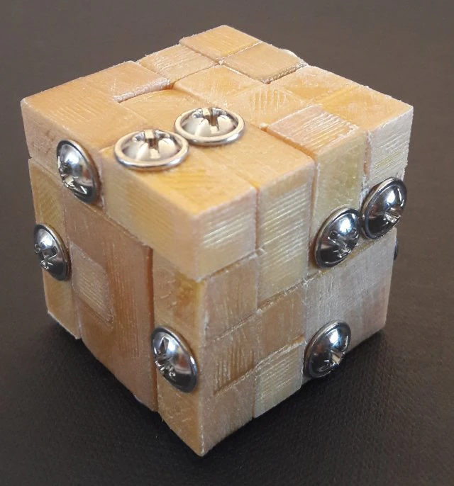 casse tte cube 4 par 4 avec perage de montage 3D Print Model .c4d .max .obj .3ds .fbx .stl .blend 