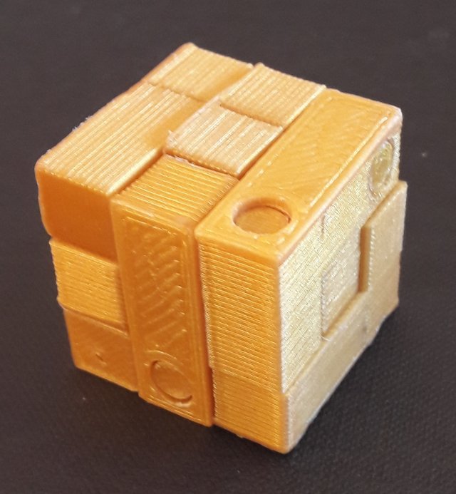 casse tte cube 3 par 3 avec perage de montage v2 3D 프린트 모델 .c4d .max .obj .3ds .fbx .stl .blend 