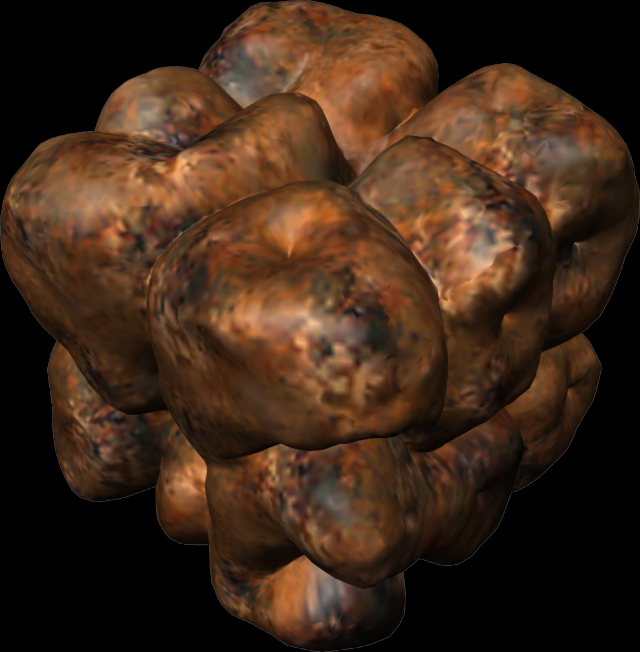 cube roche 3D प्रिंट मॉडल .c4d .max .obj .3ds .fbx .stl .blend 