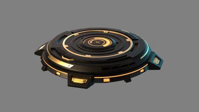mechanical turntable 3D Model .c4d .max .obj .3ds .fbx .stl .blend 