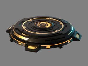 यांत्रिक टर्नटेबल 3D मॉडल