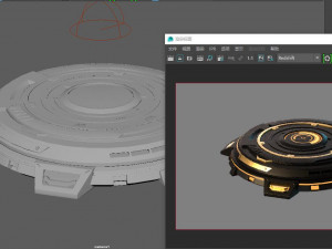 mechanical turntable Model 3D