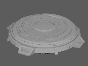mechanical turntable Model 3D