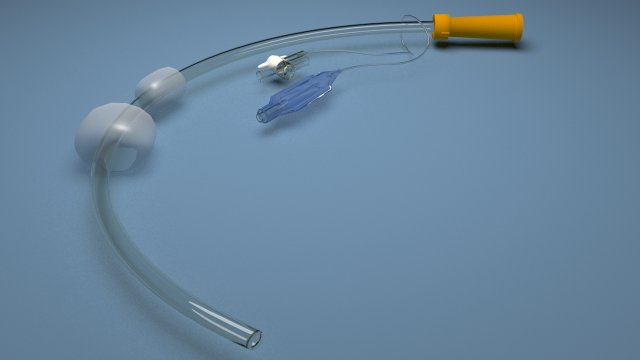 nasogastric feeding tube 3D Model .c4d .max .obj .3ds .fbx .stl .blend 