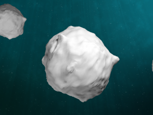 animated white blood cells 3D Model