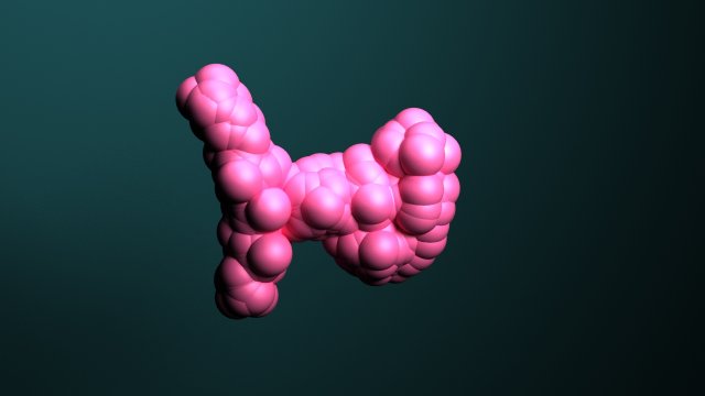 protein molecules 3D Model .c4d .max .obj .3ds .fbx .stl .blend 