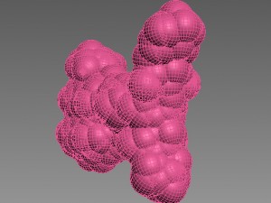 protein molecules 3D Model