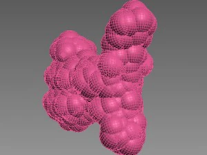protein molecules 3D Model