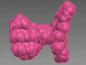 protein molecules 3D Model