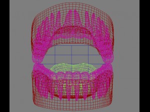 teeth tongue mouth Model 3D