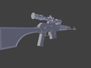 sniper long 3D 模型