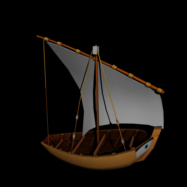 boat Modelo 3D .c4d .max .obj .3ds .fbx .stl .blend 