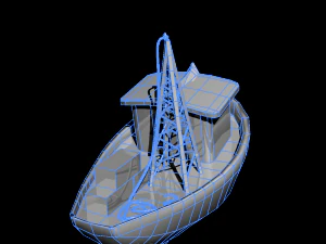 cargo boat 3D Model