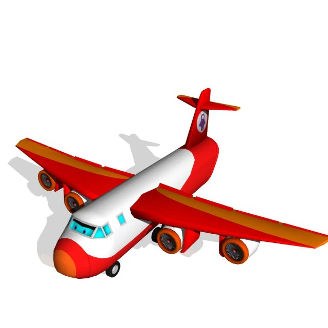 cargo plane 3D Model .c4d .max .obj .3ds .fbx .stl .blend 