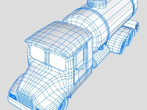 water tanker 3D Model