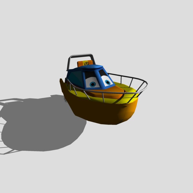 speedboat 3D Model .c4d .max .obj .3ds .fbx .stl .blend 