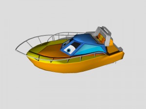 speedboat 3D Model