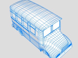 school bus Model 3D