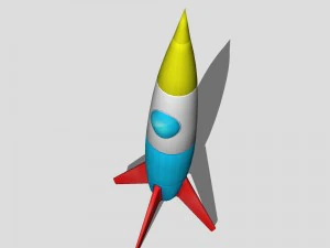 rocket 3D Model