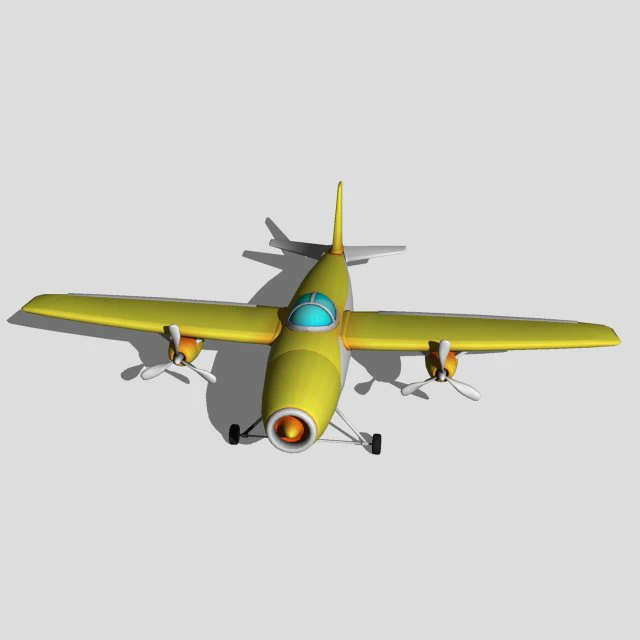 jet plane 3D Model .c4d .max .obj .3ds .fbx .stl .blend 
