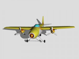 jet plane Model 3D