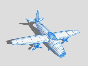 jet plane Model 3D